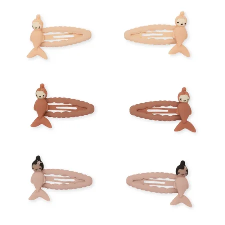 Konges Sløjd 3-pak hårspænder, mermaid