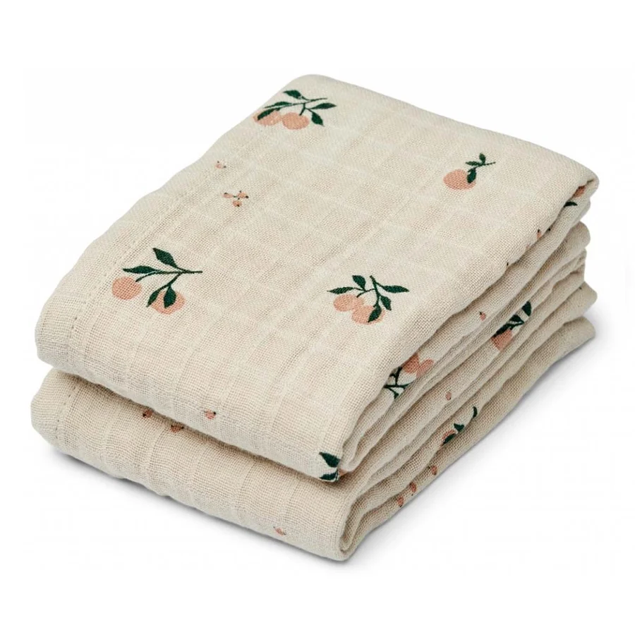 Liewood 2-pak stofbleer, Peach - sea shell 