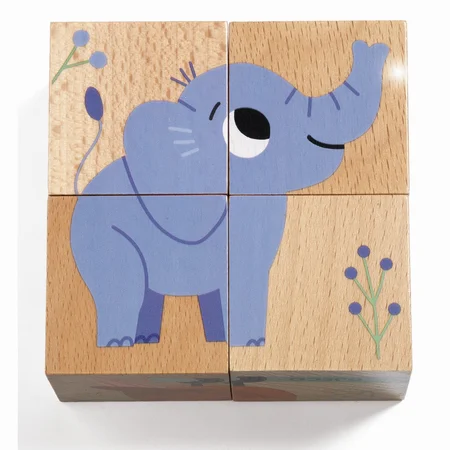 Djeco træklodser, Elefant & co