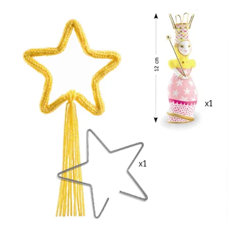 Djeco strikkedukke, prinsesse
