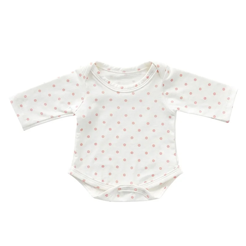 by Astrup dukketøj, body med rosa prikker 40-45 cm