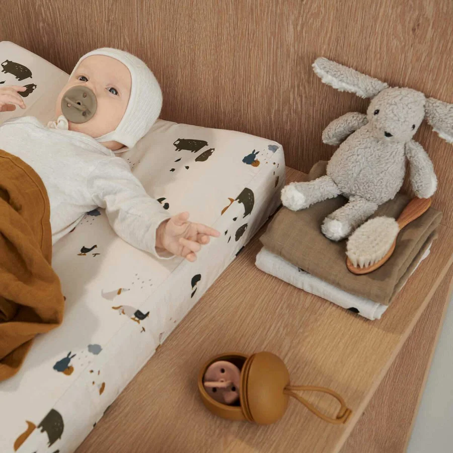 Liewood bamse, Riley Kanin - pale grey