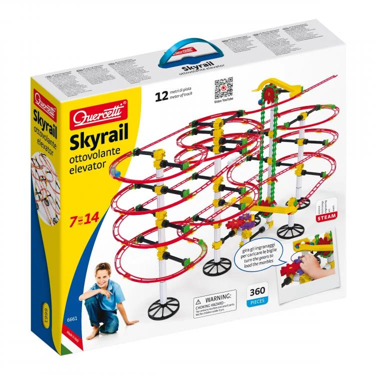 Quercetti kuglebane, skyrail elevator
