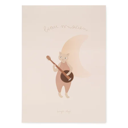 Konges Sløjd plakat, Belle Musicien