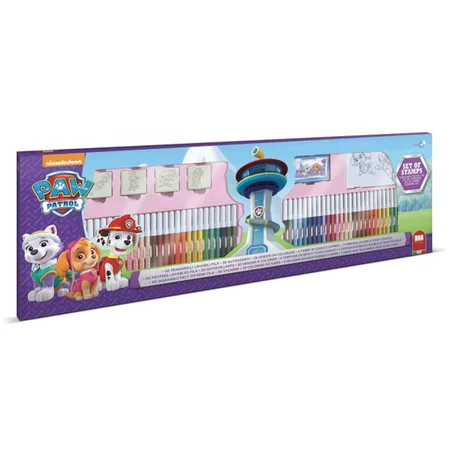 Paw Patrol 1 meter med tusser og stempler, Skye