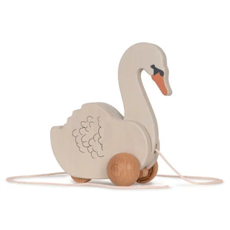 Konges Sløjd Nachzieh-Tier aus Holz, Schwan