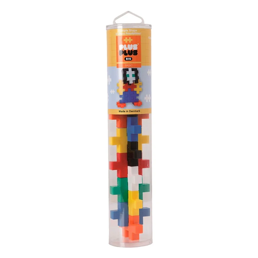 Plus Plus BIG Basic i tube, 15 stk