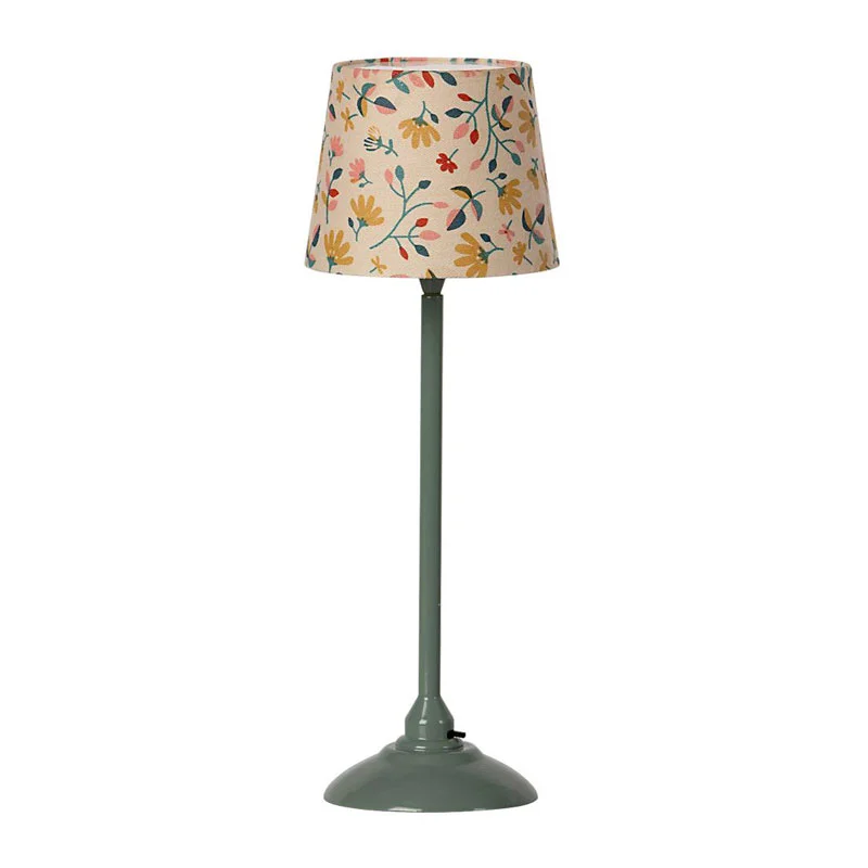 Maileg Puppenhauslampe mit Licht, dunkel mint