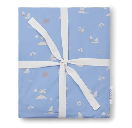 Liewood junior sengetøj, seaside sky blue