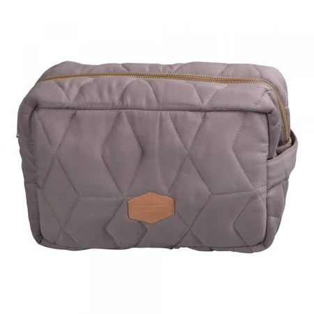 Filibabba quilt toilettaske, stor - grå