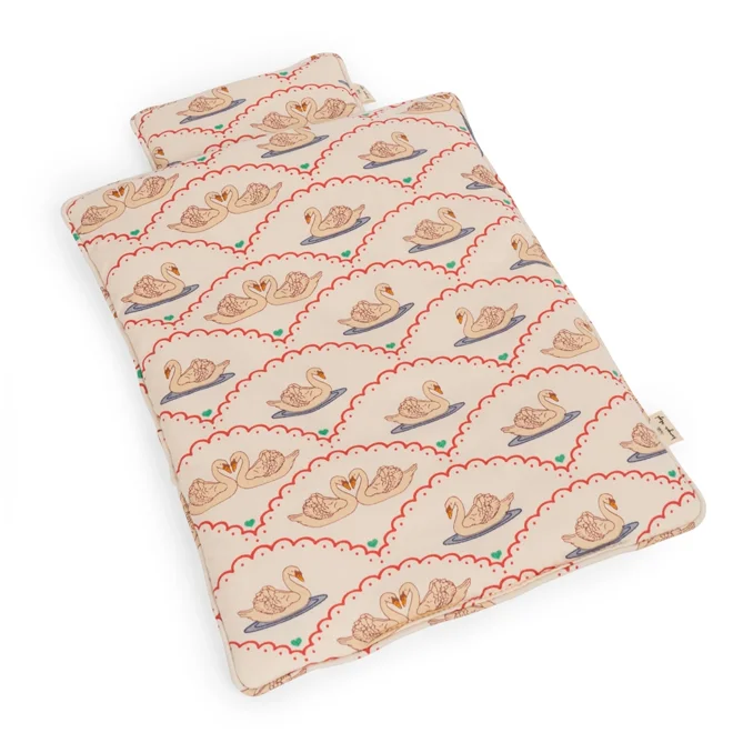 Konges Sløjd Puppen-Bettwäsche, Schwan