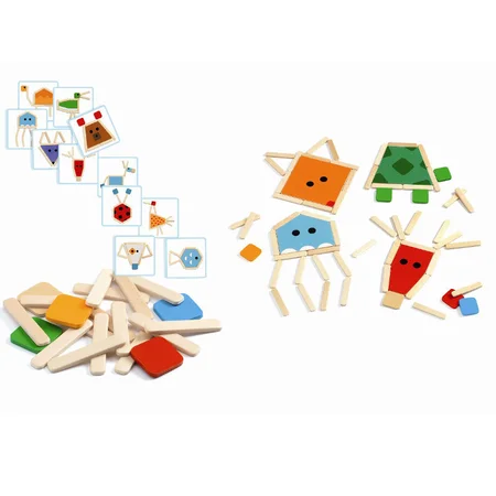 Djeco StickBasic, geometrisk pusleleg