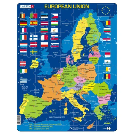 Larsen puslespil, Europæiske union - 70 brikker
