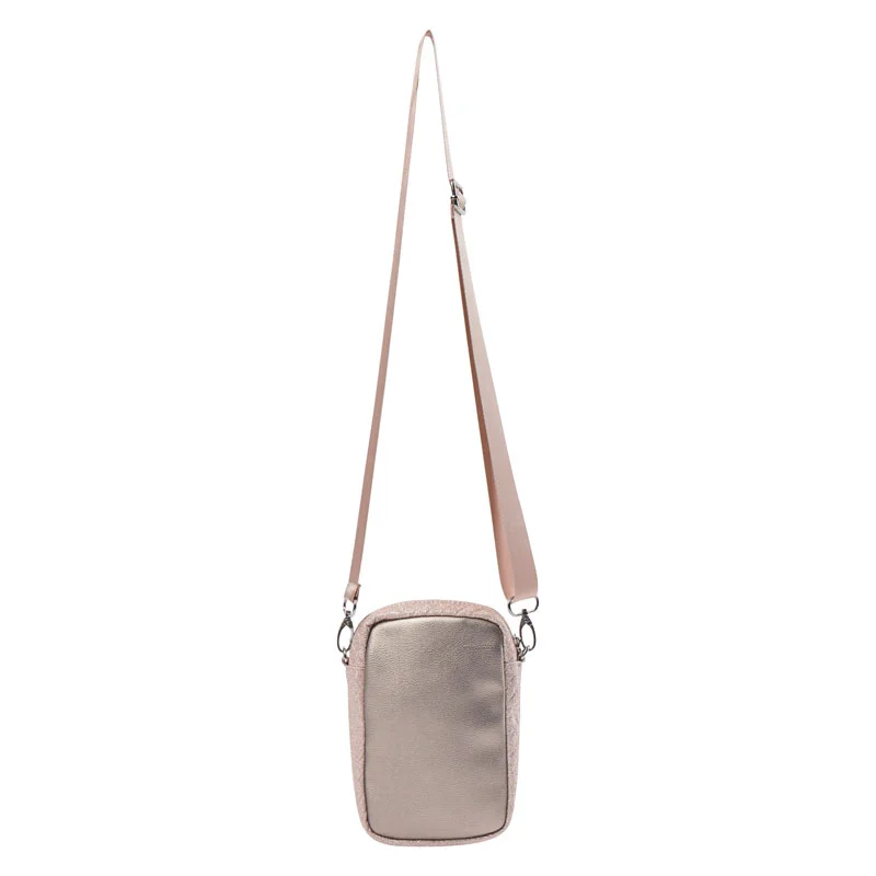 Sofie Scnoor crossbag, rosa m.glitter