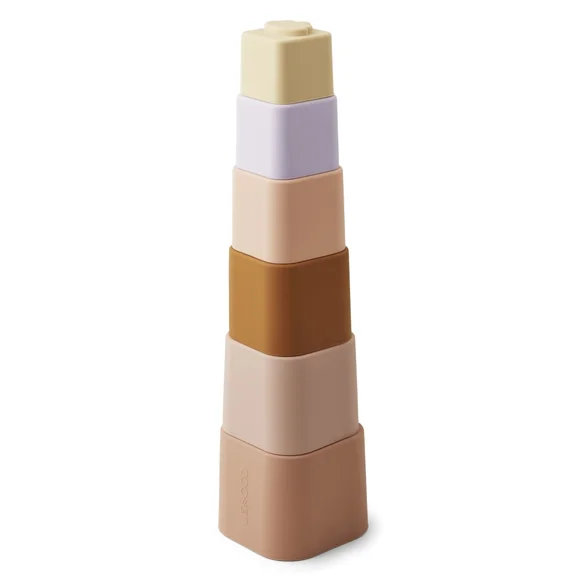 Liewood stableklodser i silicone, Rose