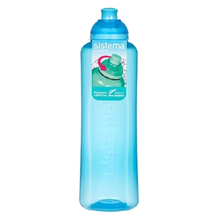 Sistema Twist and Sip drikkeflaske, 480 ml blå