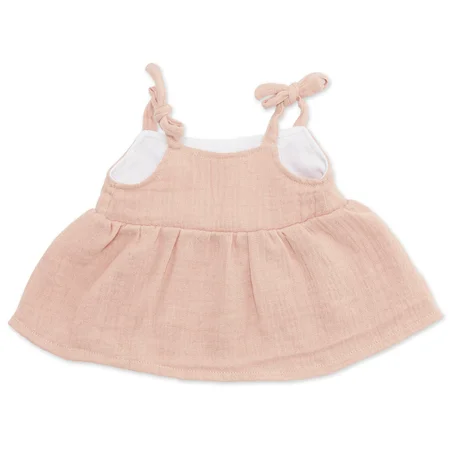 by Astrup dukketøj, stropkjole - dusty rose