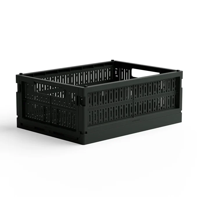 Made Crate foldekasse midi, washed black sweater