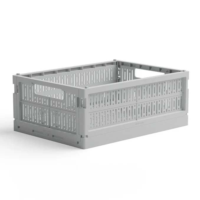 Made Crate foldekasse midi, misty grey