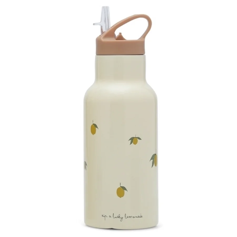 Thermo-Trinkflasche, lemon, Konges Sløjd 