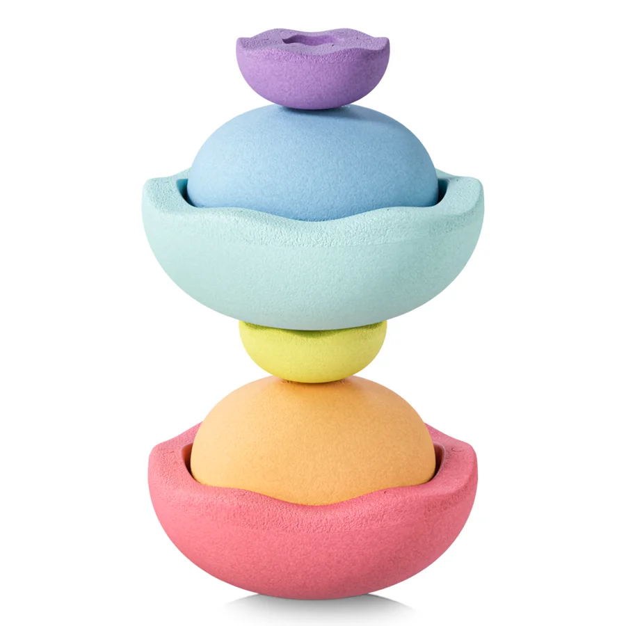Stapelstein inside rainbow pastel