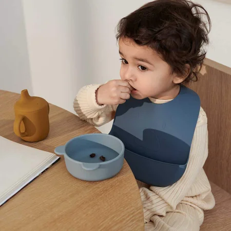 Liewood baby spisesæt, Mr bear blå mix