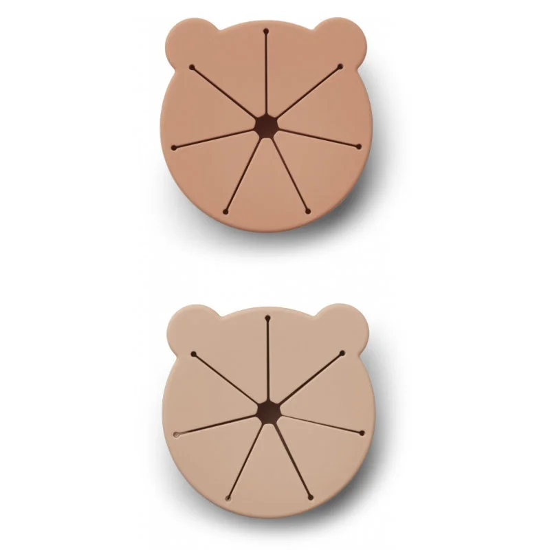 Liewood silikone snackkop 2-pak, mr. Bear - rose mix