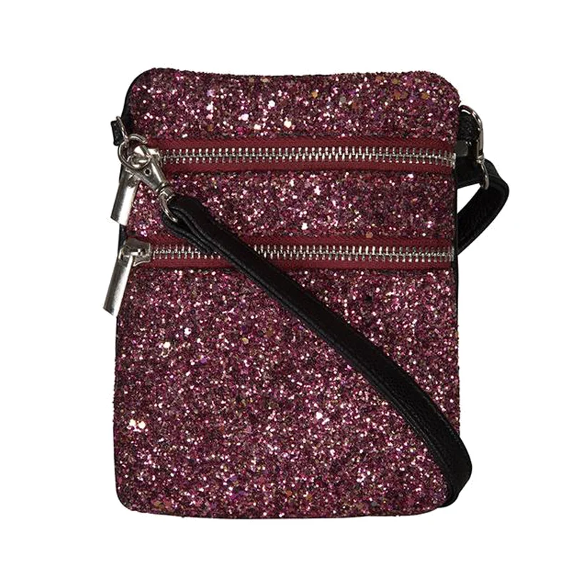 Sofie Schnoor taske med glimmer - pink