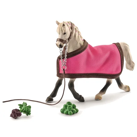 Schleich hest, Araberhoppe med tæppe