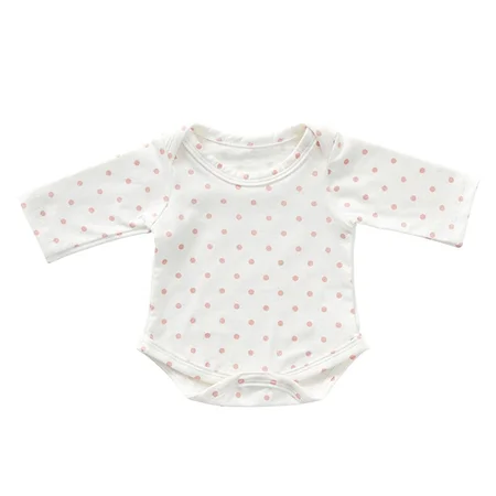 by Astrup dukketøj, body med rosa prikker 40-45 cm