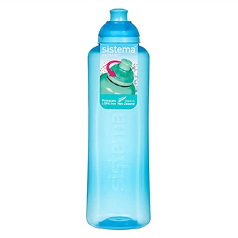 Sistema Twist and Sip drikkeflaske, 480 ml blå