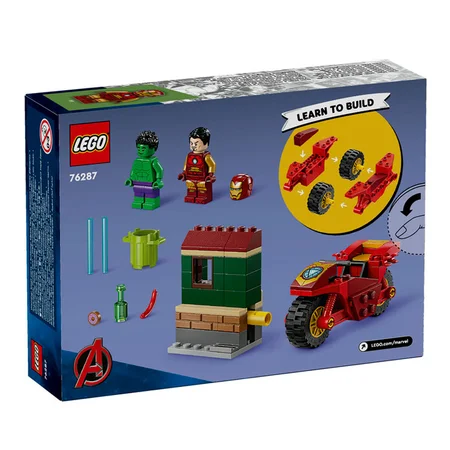 LEGO® MARVEL Iron Man mit Motorrad und Hulk