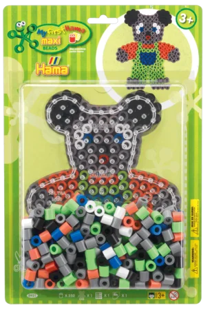HAMA maxi perler i blisterpakke, bamse