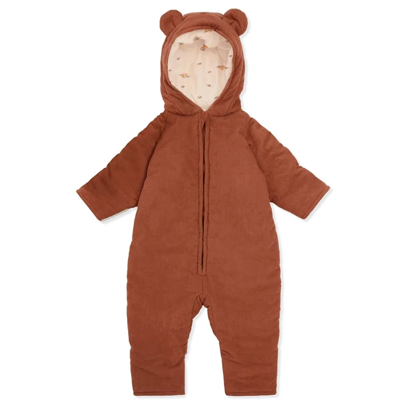 Konges Sløjd Teddy suit, Burlwood/Flower Bouquet