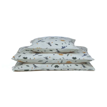 Liewood baby sengetøj, dino dove blue mix