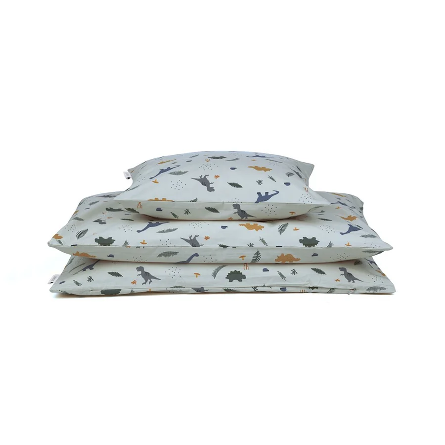 Liewood baby sengetøj, dino dove blue mix