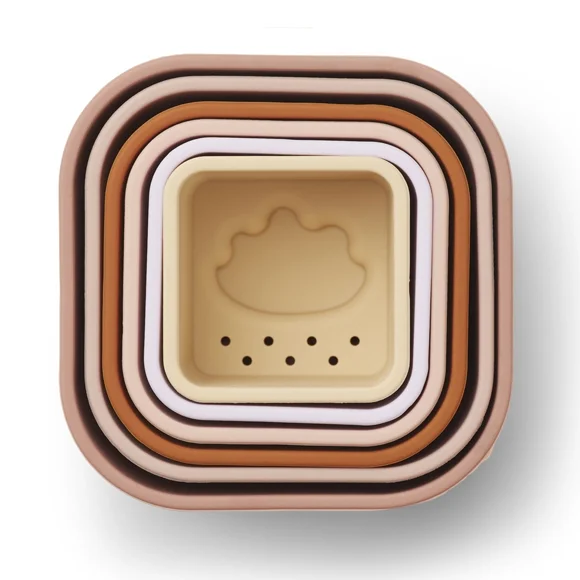 Liewood stableklodser i silicone, Rose