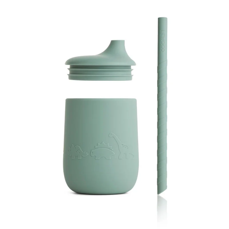 Liewood sippy kop, Dino peppermint