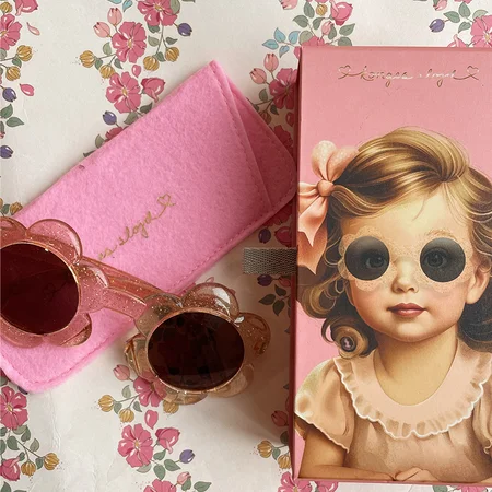 Konges Sløjd Baby-Sonnenbrille, glitter mist