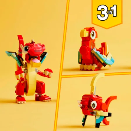 LEGO® Creator, 3in1-Set Roter Drache