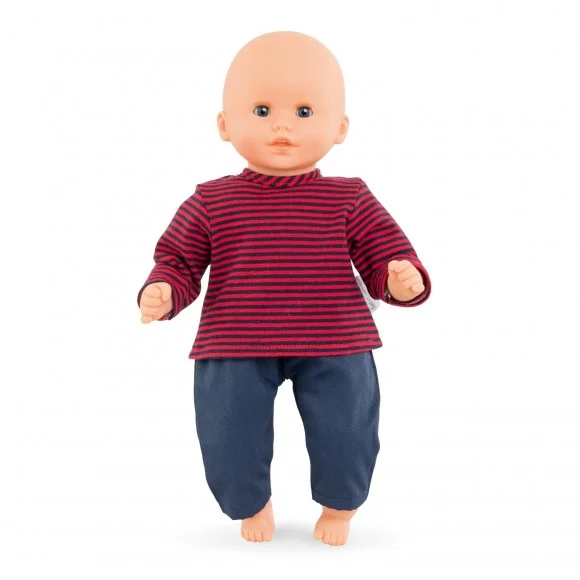 Corolle dukketøj, mon premier sæt med stribet bluse - 30 cm