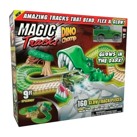 Magic Tracks dino chomp sæt