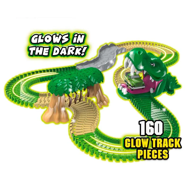 Magic Tracks dino chomp sæt