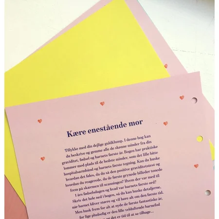 SpecialDay tilbehør, ekstra sider - enestående mor