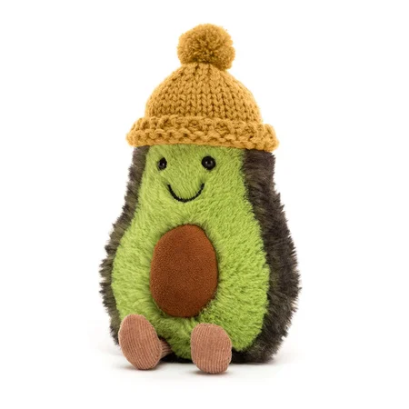 Jellycat Amuseable Cozi Avocado, Mustard - 15 cm