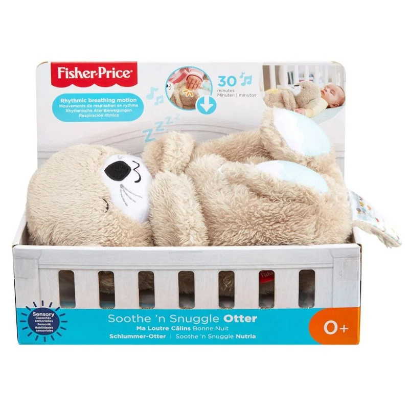 Fisher Price hygge- og krammebamse m.vejrtrækning og musik