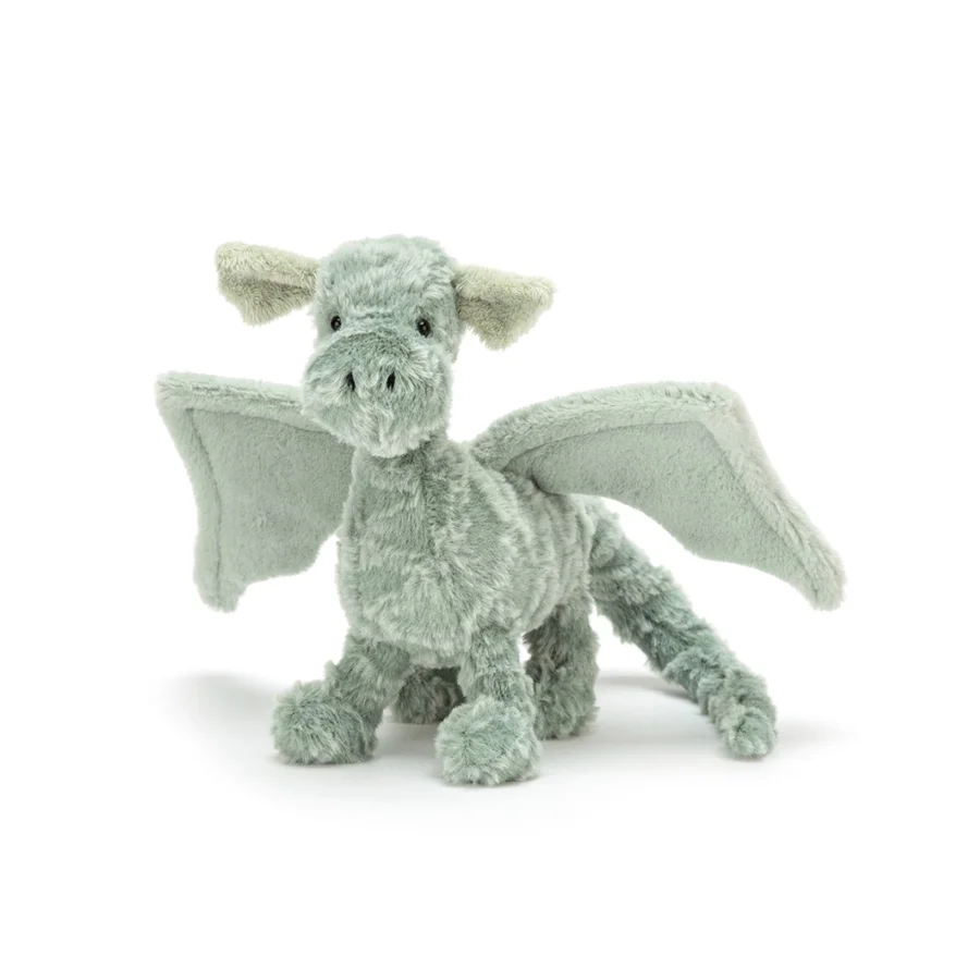 Jellycat bamse, Drake Drage - 21 cm