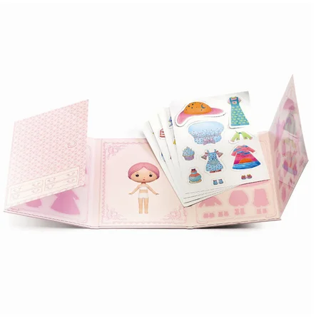 Djeco Tinyly, Miss Lilypink - flytbare stickers