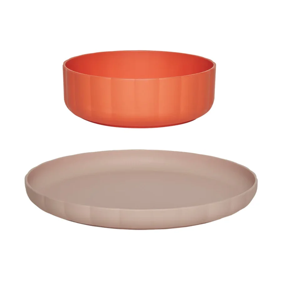 Pullo Teller Schale, rose/apricot, OYOY 