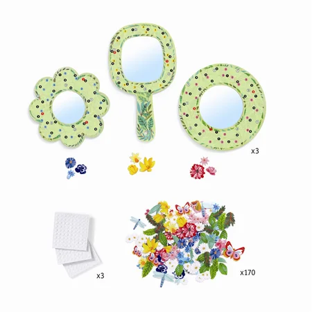 Djeco DIY æske, spejle med blomster
